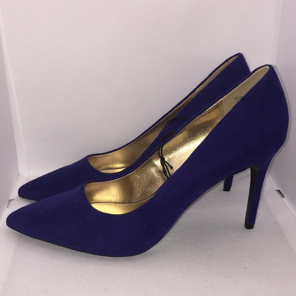 Jessica Angie Faux Suede High Heel Pumps Size 10